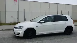 VW GOLF GTE 307 HP AMAZING SOUND WITH MINE NEW EXHAUST