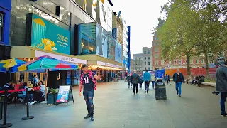 London Walk 🍿 Leicester Square | Central London | 4K | England 2021