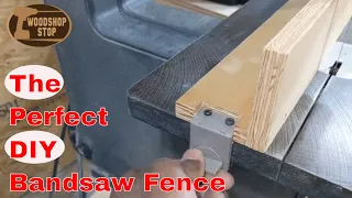 How to make the Best DIY bandsaw fence. #woodworking #diy