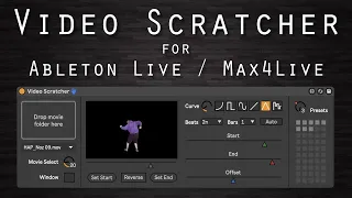Video Scratcher Device for Ableton Live / Max for Live