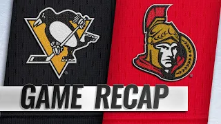 Dzingel scores PPG in OT to lift Senators past Pens