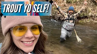 TROUT YO SELF! - BIG/little Kettle Creek fishing