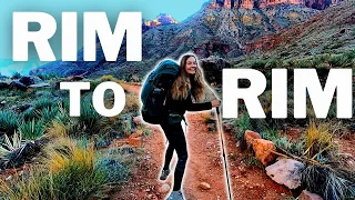 RIM TO RIM Grand Canyon National Park- Backpacking Adventure in 2 days!