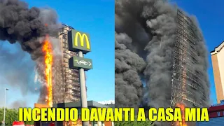 PALAZZO IN FIAMME DAVANTI A CASA MIA! - È SUCCESSO UN DISASTRO