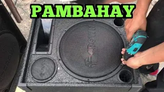 PAMBAHAY SET (3WAY,size 15 450wts CROWN BRAND, AMP SAKURA 735 700wts per channel)