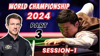Ding Junhui vs Jack Lisowski | World Championship Snooker 2024 | Session 1 - Part 3