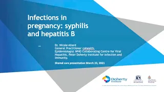 Syphilis, hepatitis B and common skin problems in pregnancy (webinar 23 March 2021)