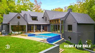 TOURING A $9.99M LUXURY Home with a SNOWY Infinity Pool | Nashville, Tennessee | JOHNBOURGEOISGROUP