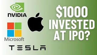 What If You Invested $1000 in these 4 Stocks at IPO? | MSFT, TSLA, NVDA, and AAPL