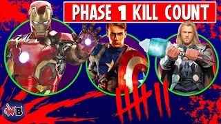 Marvel Cinematic Universe: Phase One KILL COUNT ☠️