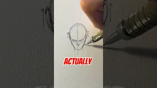 How to draw head from top view || Jmarron