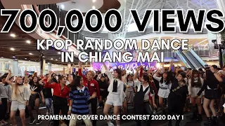 KPOP RANDOM DANCE CHALLENGE IN CHIANG MAI , THAILAND #PromenadaCoverDanceContest2020 Day 1