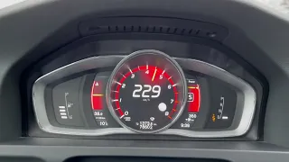 Volvo S60 T6 Acceleration 0-250 km/h