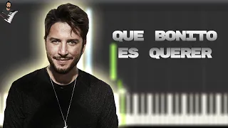 Manuel Carrasco - Qué Bonito Es Querer | Instrumental Piano Tutorial / Partitura / Karaoke / MIDI