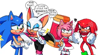 Hedgehog Swap - Knuckles x Rouge (Knuxouge) Comic Dub Comp [Violetmadness]