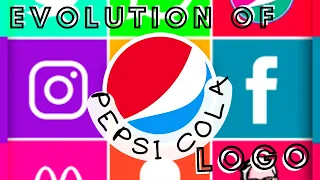 The evolution of Pepsi's logo! More than 100years history