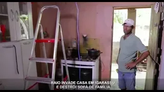 Raio cai em casa de Igarassu