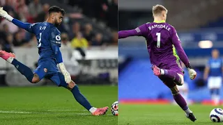 David Raya vs Aaron Ramsdale - Ball Playing Goalkeepers 🇬🇧 🇪🇸 II Arsenal Edition!!