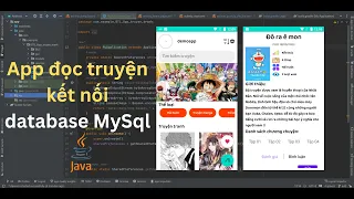 Code app Đọc truyện tranh kết nối database Mysql - chia sẻ full báo cáo