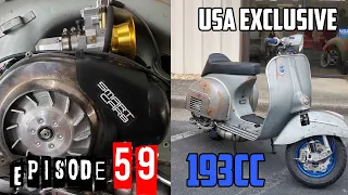 Vespa Sprint 150, 1966 Sears Blue Badge, The Ultimate Restomod! 193cc and Smartcarb - TST Ep. 59