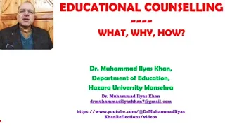 Educational Counselling: What, Why, How?