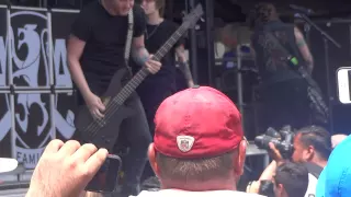 Asking Alexandria - Breathless with new singer Denis Stoff ( Live ) @ Vans Warped Tour 2015