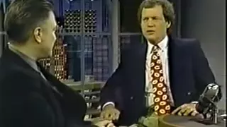 David Lynch @ David Letterman (Twin Peaks)