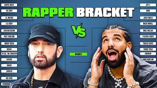 Popular Rappers Bracket