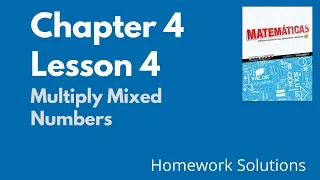 Chapter 4 - Lesson 4 homework - 6th Grade Math