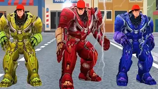 NickHulk vs Giant Zombie vs Thanos Couple Pranks - Super-Iron Rescue The City