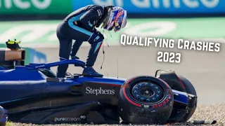 F1 Qualifying Crashes 2023