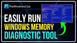 How to Run WINDOWS MEMORY DIAGNOSTIC TOOL in Windows 1110 [EASY SOLUTION]