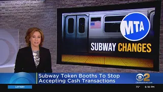 Subway Token Booths To Stop Accepting Cash Transactions