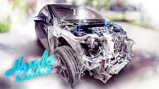 КУЗОВНОЙ РЕМОНТ Honda Civic. ЛОБОВОЙ УДАР. TOTAL BODY REPAIR. Ремонт после ДТП