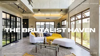 🖤  Concrete Dream Home Tour + Design Reveal ⌂ The Brutalist Haven | Habitat Curator | Philippines