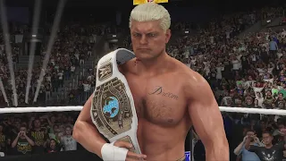 WWE Smackdown| JDT vs Cody Rhodes: I.C Championship match WWE2K24