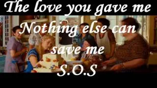Mamma Mia - SoS video with Lyrics on screen