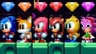 Sonic Mania Plus - All Baby Characters & Super Forms