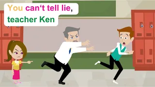 Ella exposes teacher Ken told lies - Comedy Animated Story - Ella English