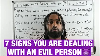 7 Signs You’re Dealing With An Evil Person
