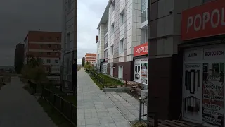 2 walk around the city of Novy Urengoy, Tayozhnaya street, Russia September 2023