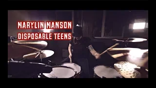 Marilyn Manson - Disposable Teens (drum cover by Vicky Fates)