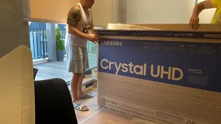 Unboxing Samsung Smart TV 65 Inh.7 Series Crystal UHD TU 7000