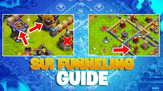 How to FUNNEL Your King And Queen in Clash of Clans!🔥 Sui Funneling Tutorial!