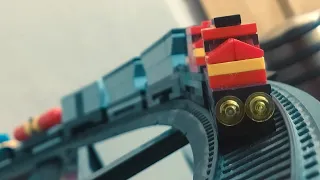 lego unstoppable train Stanton Curve scene remake