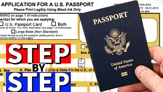 How To Apply For First US Passport 2024 🇺🇸