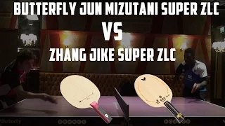 Butterfly Jun Mizutani Super ZLC vs Zhang Jike Super ZLC Blade Review