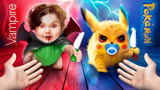 ¡Un Vampiro Mordió A Pikachu! ¡Pokemon En La Vida Real!