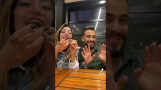 Tik Tok  محمد جواني مع لما شريف كيف بدك تربطني كيف