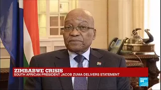 REPLAY - South Africa's President Jacob Zuma delivers statement on Zimbabwe crisis